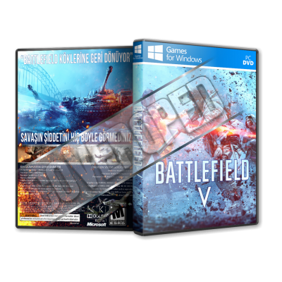 Battlefield V Pc Game Cover Tasarımı